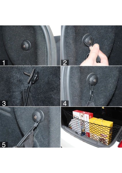 Siyah 90*40 cm Zarf Gövde Kargo Ağı Naylon Saklama Çantası Kurulum Kiti ile Toyota Camry Için Araba Gövde Depolama Organizatör (Yurt Dışından)