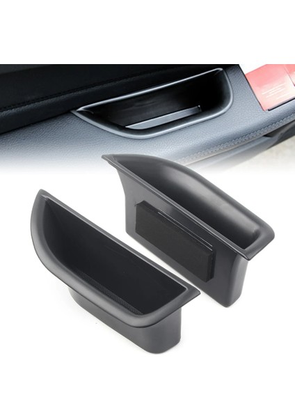 2x Araba Ön Kapı Saklama Kutusu Organizatör Konteyner Tutucu Mercedes Benz E-Class W212 E200 E250 E300 E350 E400 E500 (Yurt Dışından)