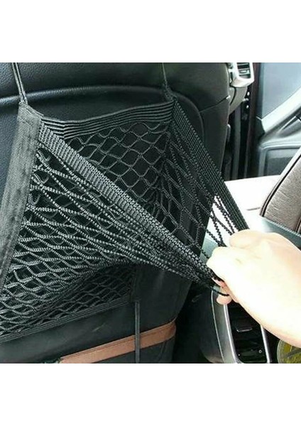 1-Katman Koltuklar Arası 3 Katmanlı Araba Depolama Net Çanta Araba Bölücü Pet Bariyer Gerilebilir Elastik Örgü Çanta Organizatör Oto Aksesuarları (Yurt Dışından) modelleri