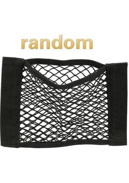 Rastgele Yeni Araba Bagaj Kutusu Saklama Çantası Örgü Net Çanta 50CM * 25CM Araba Styling Bagaj Tutucu Cep Sticker Gövde Organizatör Araba Styling (Yurt Dışından)