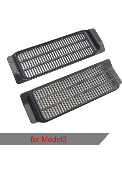 Model 3 Için Bir Çift Arka Koltuk Klima Çıkış Kapağı Plastik Tesla Model Y Toz Geçirmez Tesla Model 3 Için Kapakları Korumak (Yurt Dışından)