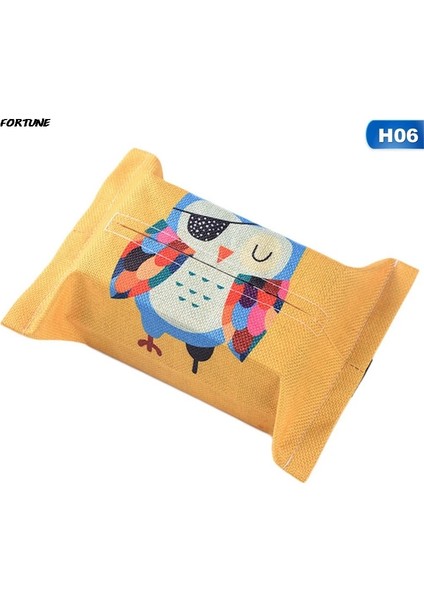 H06 Sevimli Karikatür Araba Doku Kutusu Yaratıcı Güzel Araba Güneşlik Doku Tutucu Asılı Araba Kol Dayama Kutusu Araba Koltuğu Için Doku Çanta Pompalama (Yurt Dışından)