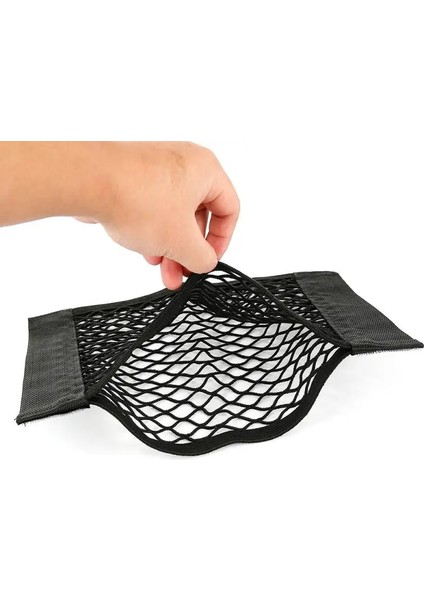35 25 Yeni Araba Bagaj Kutusu Saklama Çantası Örgü Net Çanta 50CM * 25CM Araba Styling Bagaj Tutucu Cep Sticker Gövde Organizatör Araba Styling (Yurt Dışından)