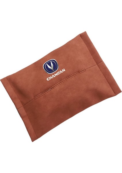 Kahverengi Changa Için Eado Xt Dt Raeton cc Alsvin V7 Benni Süet Araba Doku Kutusu Kapağı Peçete Kağıt Saklama Kutusu (Yurt Dışından)