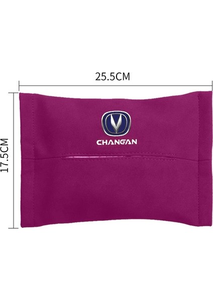 Kahverengi Changa Için Eado Xt Dt Raeton cc Alsvin V7 Benni Süet Araba Doku Kutusu Kapağı Peçete Kağıt Saklama Kutusu (Yurt Dışından) fiyatları