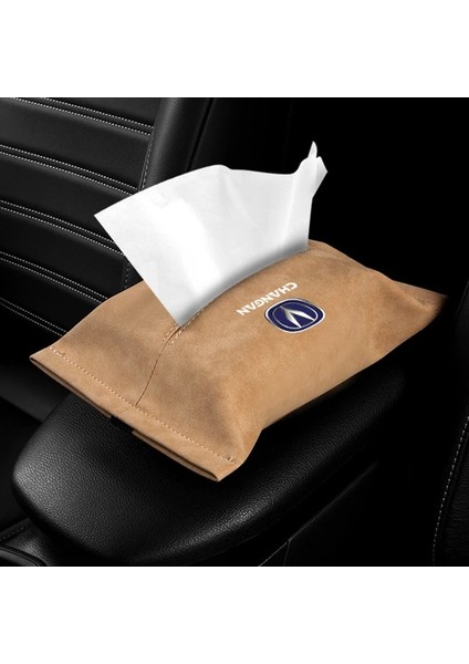 Kahverengi Changa Için Eado Xt Dt Raeton cc Alsvin V7 Benni Süet Araba Doku Kutusu Kapağı Peçete Kağıt Saklama Kutusu (Yurt Dışından) fırsatları