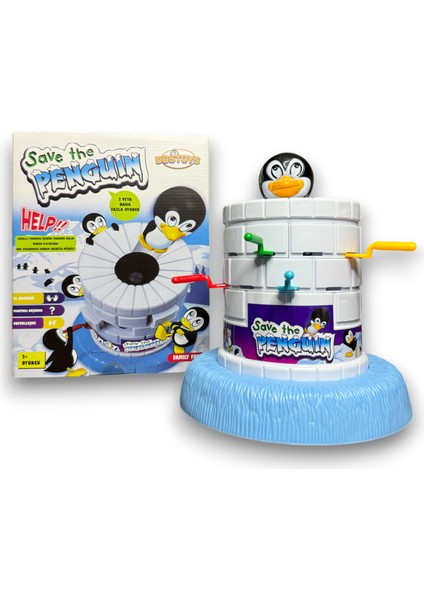Save The Penguin KUTU MASA OYUNCAKLARI EĞİTİCİ AİLE İÇİ EĞLENCELİ AKTİVİTE OYUNU