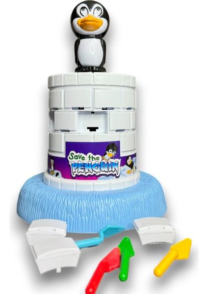Save The Penguin KUTU MASA OYUNCAKLARI EĞİTİCİ AİLE İÇİ EĞLENCELİ AKTİVİTE OYUNU