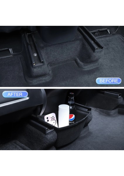 Model 3 Için Yz Tesla Model 3 Model Y Arka Merkezi Konsol Organizatör Tepsi Tesla Model3 Saklama Kutusu Modely Durumda Aksesuarları (Yurt Dışından)