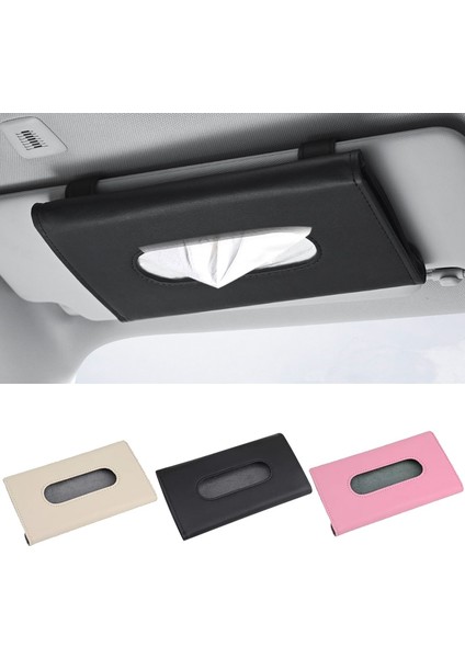 Klipsli Bej Araba Doku Kutusu Araba Güneşlik Doku Kutusu Tutucu Oto Iç Depolama Maskesi Saklama Kutusu Dekorasyon Için Evrensel Araba Aksesuarları (Yurt Dışından) fiyatları
