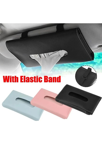Klipsli Bej Araba Doku Kutusu Araba Güneşlik Doku Kutusu Tutucu Oto Iç Depolama Maskesi Saklama Kutusu Dekorasyon Için Evrensel Araba Aksesuarları (Yurt Dışından) indirimleri