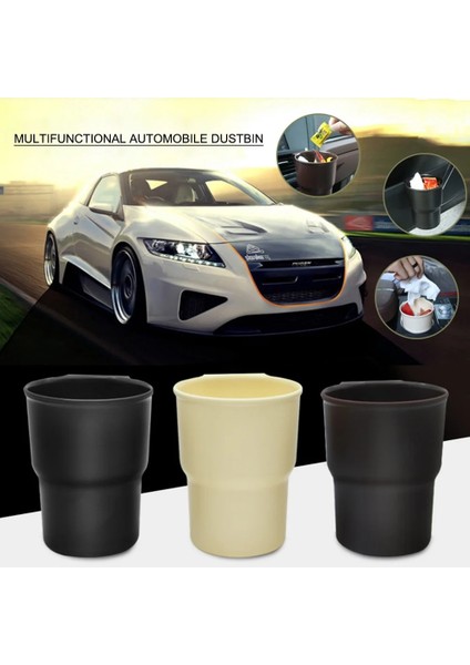 Sarı Araba Su Bardaklık Kutusu Cep Telefonu Tutucu Çok Fonksiyonlu Içecek Tutucu Çöp Kovası Hava Çıkışı Sandalye Arka Kapı Kol Dayama Kutusu (Yurt Dışından) fiyatları