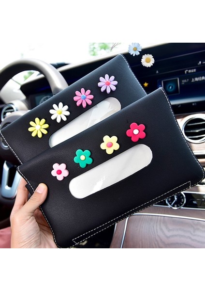 B Kağıt Yok High-End Yaratıcı Araba Doku Kutusu Araba Güneşlik Doku Kutusu Tutucu Peçete Tutucu Otomobil Parçaları Iç Dekorasyon Araba Malzemeleri Kız (Yurt Dışından)