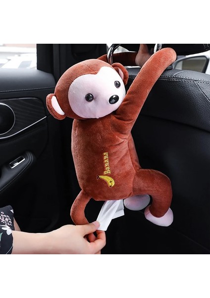Kırmızı Araba Yaratıcı Karikatür Sevimli Maymun Kağıt Kutusu Araba Asılı Kağıt Peçete Doku Kutusu Kapak Tutucu Araba Ev Ofis Hediye Için Taşınabilir (Yurt Dışından) indirimleri
