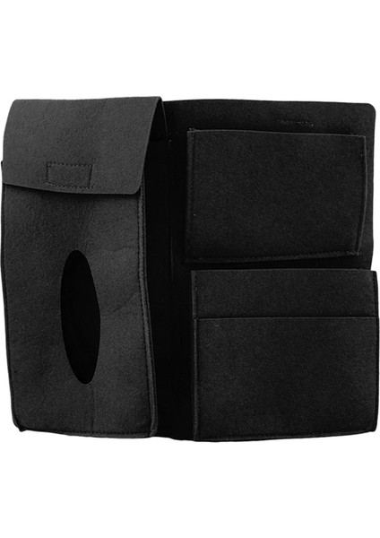 B Tipi Siyah 6 Renk Çok Cep Araba Koltuğu Arka Organizatör Saklama Çantası Ped Bardak Depolama Içecek Tutucu Çocuklar Çocuklar Için Keçe Kumaş Koruyucu Pet (Yurt Dışından)