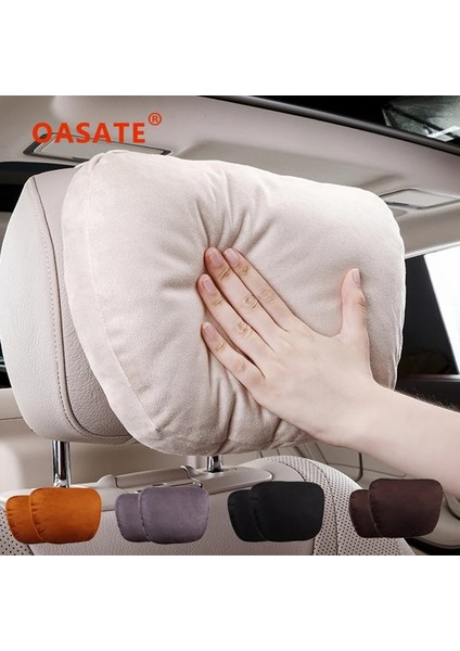1 Adet Kahverengi Tarzı En Li Araba Kafalık Boyun Desteği Koltuk Maybach Tasarım S Sınıfı Yumuşak Evrensel Ayarlanabilir Araba Boyun Yastığı Bel Yastığı (Yurt Dışından) fırsatları