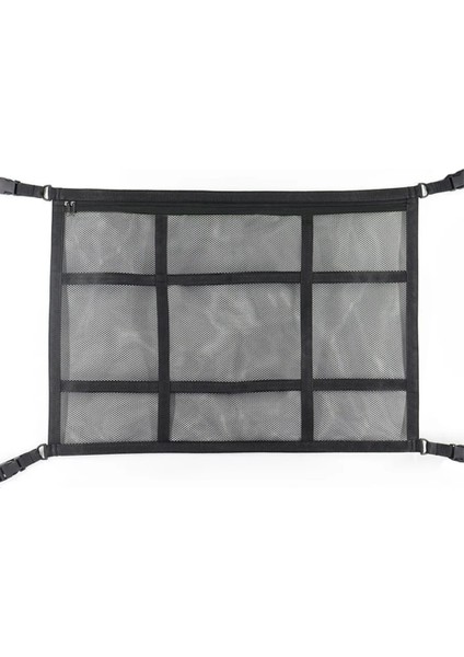 Siyah 54X80CM Taşınabilir Araba Tavan Depolama Ağı Cep Yerden Tasarruflu Çatı Iç Kargo Ağları Araba Bagajı Saklama Çantası Çeşitli Eşyalar Depolama Organizatör (Yurt Dışından)