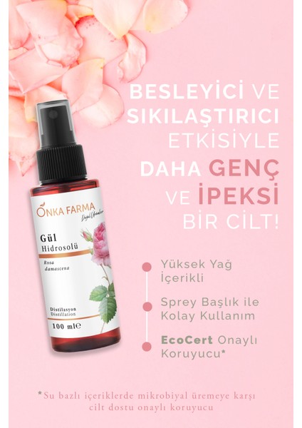Gül Mayası - Suyu - Hidrosolü Tonik Yağı Alınmamış Doğal İçerik 100 ml fiyatları