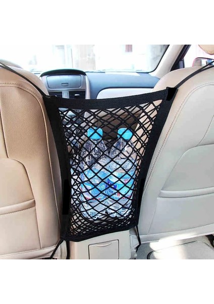 25X60CM Büyük Indirim! Siyah Araba Organizatör Koltuk Arka Depolama Elastik Araba Mesh Net Çanta Çanta Arasında Oto Arabalar Için Bagaj Tutucu Cep (Yurt Dışından) modelleri