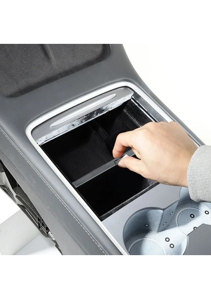 Akın Tarzı Yeni Tesla Modeli 3 Y Araba Kol Dayama Kutusu Depolama Organizatör Konteynerler Merkezi Konsol Akın Saklama Kutusu Konsol Tutucu (Yurt Dışından) indirimleri