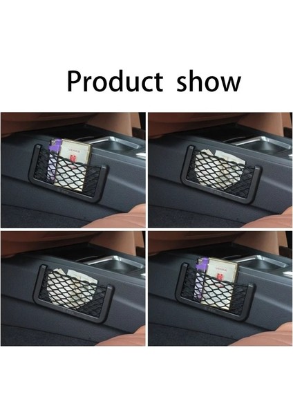 20 Santimetre Nissan Qashqai Için J10 J11 X-Trail Araba Koltuğu Yan Arka Depolama Net Çanta Telefon Tutucu Cep Organizatörleri Bagaj Ağı (Yurt Dışından) fırsatları