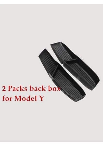 2x Arka Model Y Tesla Model 3y Için Kapı Yan Saklama Kutusu Ön Arka Kapı Kolu Kol Dayama Tepsi Organizatör Model 3 Model Y Aksesuar (Yurt Dışından)