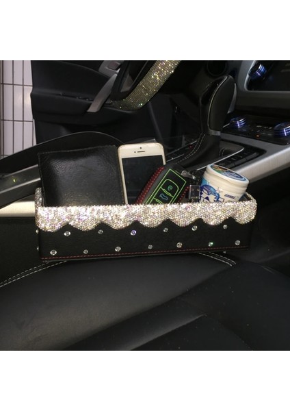 Vizör Kağıt Tutucu Yaratıcı Bling Kristal Elmas Araba Süsleri Dekorasyon Araba Doku Kutusu Kağıt Tutucu Depolama Taklidi Araba Iç Aksesuarları (Yurt Dışından)