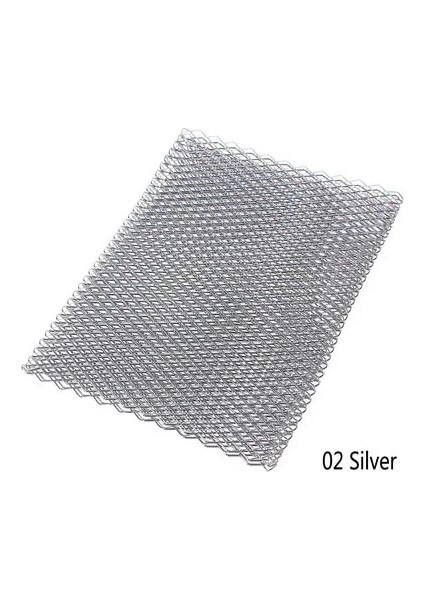 Gümüş Rengi Yeni Opsiyonel Renk 40 "ızgara Net Evrensel Alüminyum Yarış Mesh Havalandırma 100CM 33CM Her Türlü Araba Yansıtıcı Koruyucu # (Yurt Dışından)
