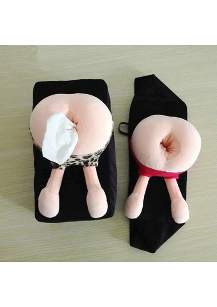 Mavi Yaratıcı Sevimli Kapak Peluş Mendil Kağıt Evaraç Tutacağı Dispenser Organizatör Redblueleopard (Yurt Dışından)