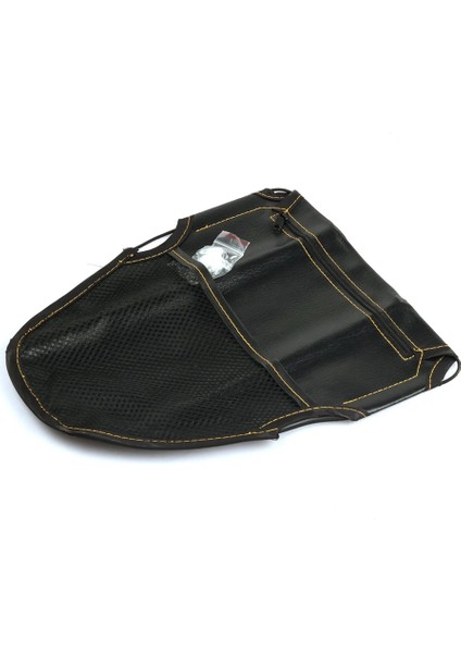 Siyah Xmax Balta Için 530 Nmax 155 Vespa Forza Pcx 160 Motosiklet Aksesuarları Koltuk Altında Saklama Kılıfı Çanta Deri Alet Çantası (Yurt Dışından)