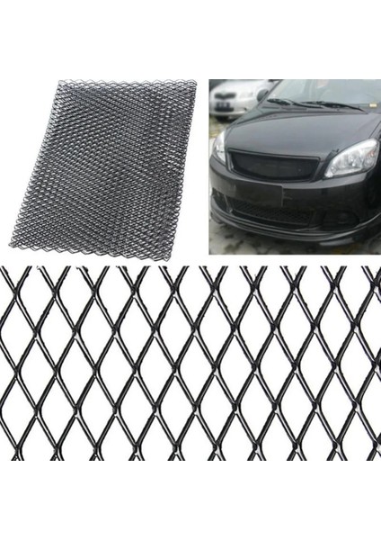 Gümüş Rengi Yeni Opsiyonel Renk 40 "ızgara Net Evrensel Alüminyum Yarış Mesh Havalandırma 100CM 33CM Her Türlü Araba Yansıtıcı Koruyucu # (Yurt Dışından) fırsatları