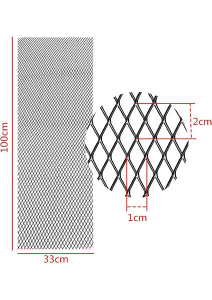 Gümüş Rengi Yeni Opsiyonel Renk 40 "ızgara Net Evrensel Alüminyum Yarış Mesh Havalandırma 100CM 33CM Her Türlü Araba Yansıtıcı Koruyucu # (Yurt Dışından) indirimleri