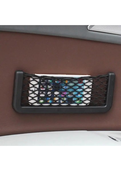 15X8CM Evrensel Araba Koltuğu Yan Arka Depolama Net Çanta Dize Çanta Örgü Cep Organizatör Audi A4 Için Cüzdan Telefon Net Çanta Için Stick-On (Yurt Dışından) indirimleri
