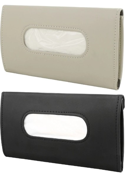 Siyah Pu Deri Maske Saklama Çantası Doku Depolama Tutucu Araba Dekorasyon Asılı Kutusu (Yurt Dışından) modelleri