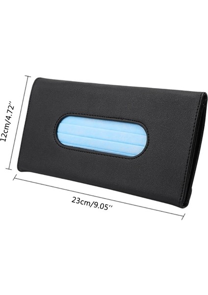 Siyah Pu Deri Maske Saklama Çantası Doku Depolama Tutucu Araba Dekorasyon Asılı Kutusu (Yurt Dışından) indirimleri