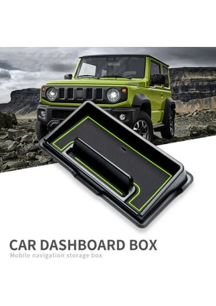 Beyaz Araba Iç Pano Saklama Kutusu Tepsi Tutucu Toz Geçirmez Su Geçirmez Suzuki Jimny Araba Styling Aksesuarları (Yurt Dışından) fırsatları