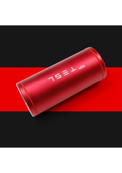 Kırmızı Küçük Bir Değişiklik Araba Doku Kutusu Tesla Model S x 3 Için Yaratıcı Kağıt Tüp Tepsi Modifikasyonu (Yurt Dışından)