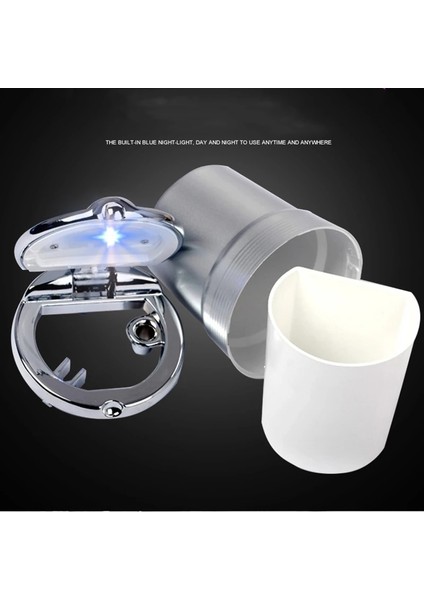 Altın LED Işık ile 100% Araba Küllük Sigara Dumanı Seyahat Sökücü Kül Silindiri Araba Dumansız Duman Bardak Tutucu Oto Aksesuarları (Yurt Dışından) fırsatları
