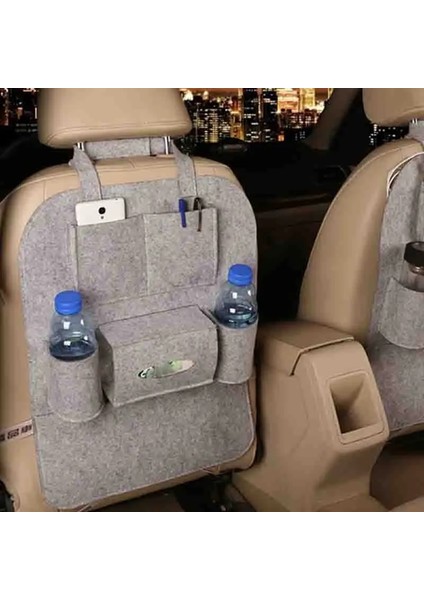 1 Adet Bej Zd Araba Aksesuarları Hyundai Tucsoolaris Ixuzuki Swift Mitsubish Asx Arka Koltuk Arka Asılı Organizatör Çanta (Yurt Dışından) fırsatları