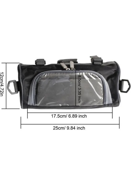 Evrensel Siyah Su Geçirmez Motosiklet Çantası Motosiklet Mıknatıs Tankı Çanta Motosiklet Ön Cam Çantası Gidon Saklama Kabı (Yurt Dışından) modelleri