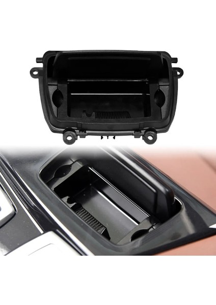 Turuncu Araba Kül Tablaları Yeni Siyah Abs Merkezi Konsol Küllük Montaj Kutusu Kapağı Bmw 5 Serisi F10 F11 F (Yurt Dışından) indirimleri