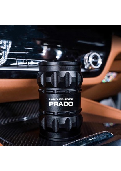 Kırmızı Yaratıcı Alüminyum Alaşım Araba Küllük Toyota Land Cruiser Prado Aksesuarları Için Taşınabilir Styling (Yurt Dışından) modelleri