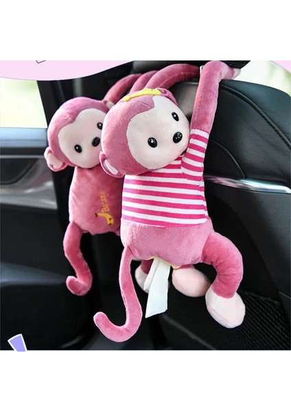 Radom 1 Adet Yaratıcı Doku Kutusu Maymun Kağıt Peçete Kılıfı Araba Sevimli Kağıt Kutuları Tutucu Karikatür Hayvanlar Peçete (Yurt Dışından) modelleri