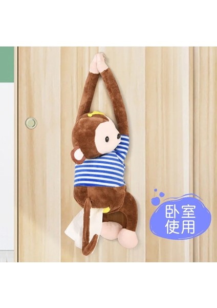 Radom 1 Adet Yaratıcı Doku Kutusu Maymun Kağıt Peçete Kılıfı Araba Sevimli Kağıt Kutuları Tutucu Karikatür Hayvanlar Peçete (Yurt Dışından) fırsatları