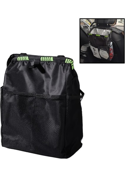 B Tipi Evrensel Katlanabilir Araba Çöp Kovası Çöp Torbası Kapağı Otomatik Arka Koltuk Çöp Kovası Atık Çöp Sepeti Organizatör Depolama Araba Aksesuarları (Yurt Dışından)