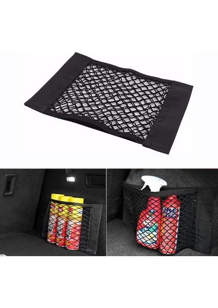 40X25CM Tesla Model 3 Için Araba Bagaj Kutusu Saklama Çantası Net Sxy Araba Aksesuarları Araba Organizatör Yeni Varış (Yurt Dışından) fiyatları