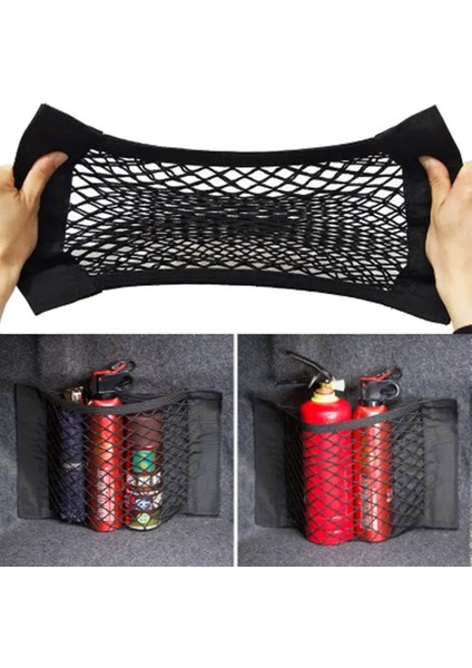 25X60 Bagaj Depolama Ağı, Evrensel Araba Naylon Kargo Depolama Netleştirme Duvar Sticker Dokular Için Saklama Çantası Ekleyinşişelerbakkallar (Yurt Dışından) fiyatları