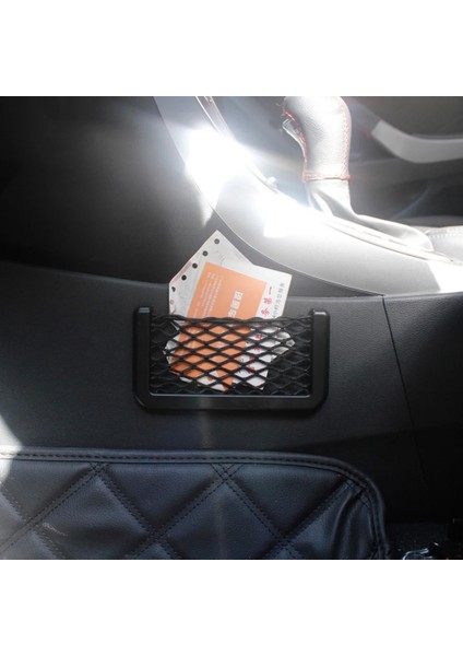 Araba Taşıma Dize Çanta Araç Depolama Mesh Esnek Naylon Ağ Cep Telefon Tutacağı Oto Aksesuarları Yüksek (Yurt Dışından) fırsatları