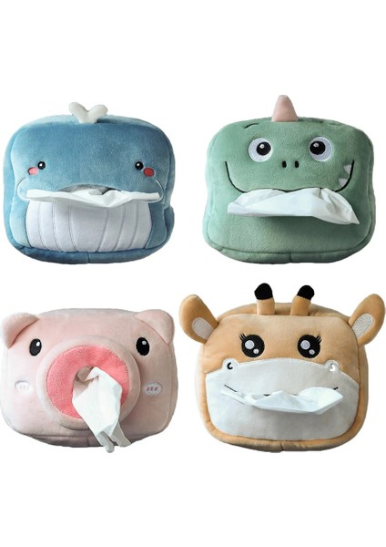 Zürafa Yaratıcı Doku Kutusu Yumuşak Karikatür Kağıt Peçete Kılıfı Sevimli Hayvanlar Araba Kağıt Kutuları Ev Ofis Arabaları Için Güzel Peçetelik (Yurt Dışından) modelleri