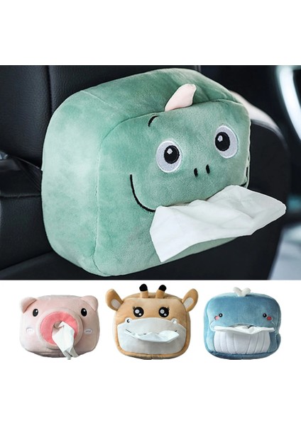 Zürafa Yaratıcı Doku Kutusu Yumuşak Karikatür Kağıt Peçete Kılıfı Sevimli Hayvanlar Araba Kağıt Kutuları Ev Ofis Arabaları Için Güzel Peçetelik (Yurt Dışından) fırsatları